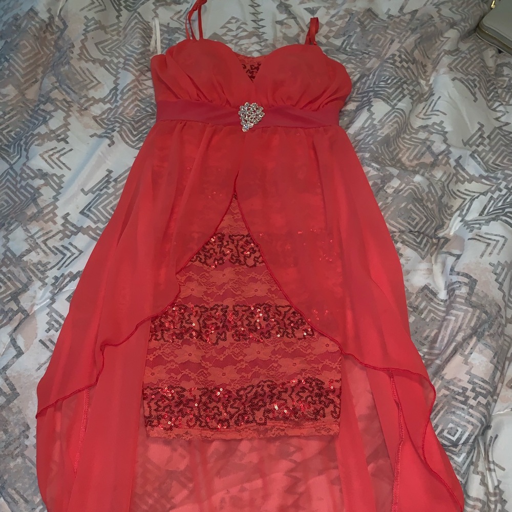 coral forms dress OBO!!!